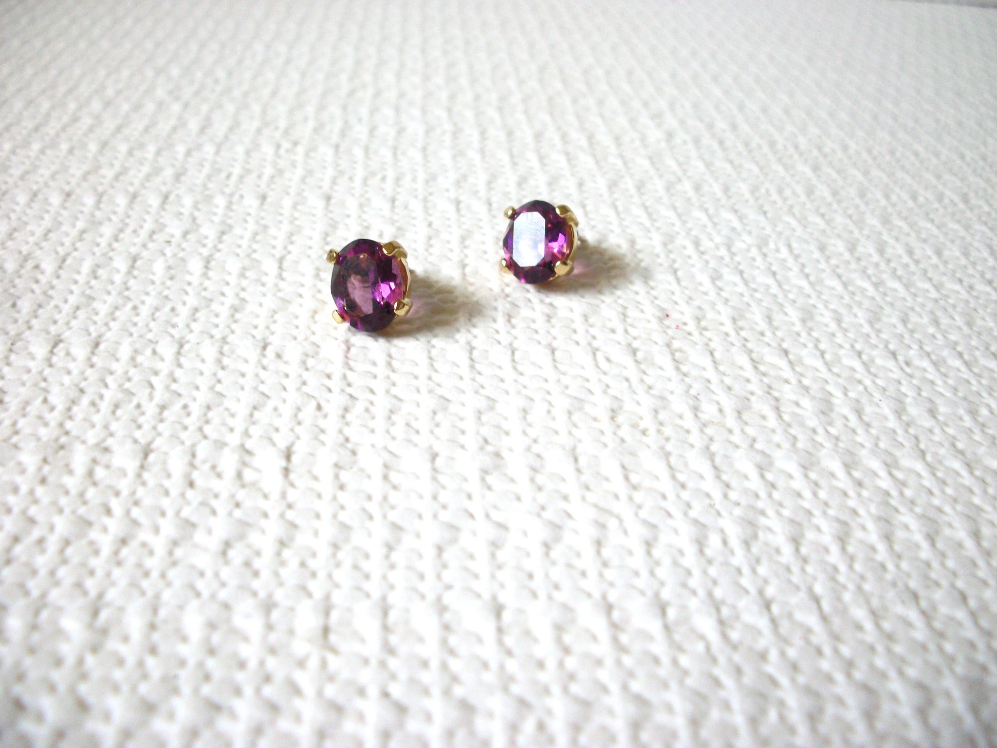 Amethyst Stud Earrings 80420