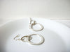 Retro Silver Toned Earrings 80520