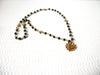 Vintage Black Gold Necklace 80520
