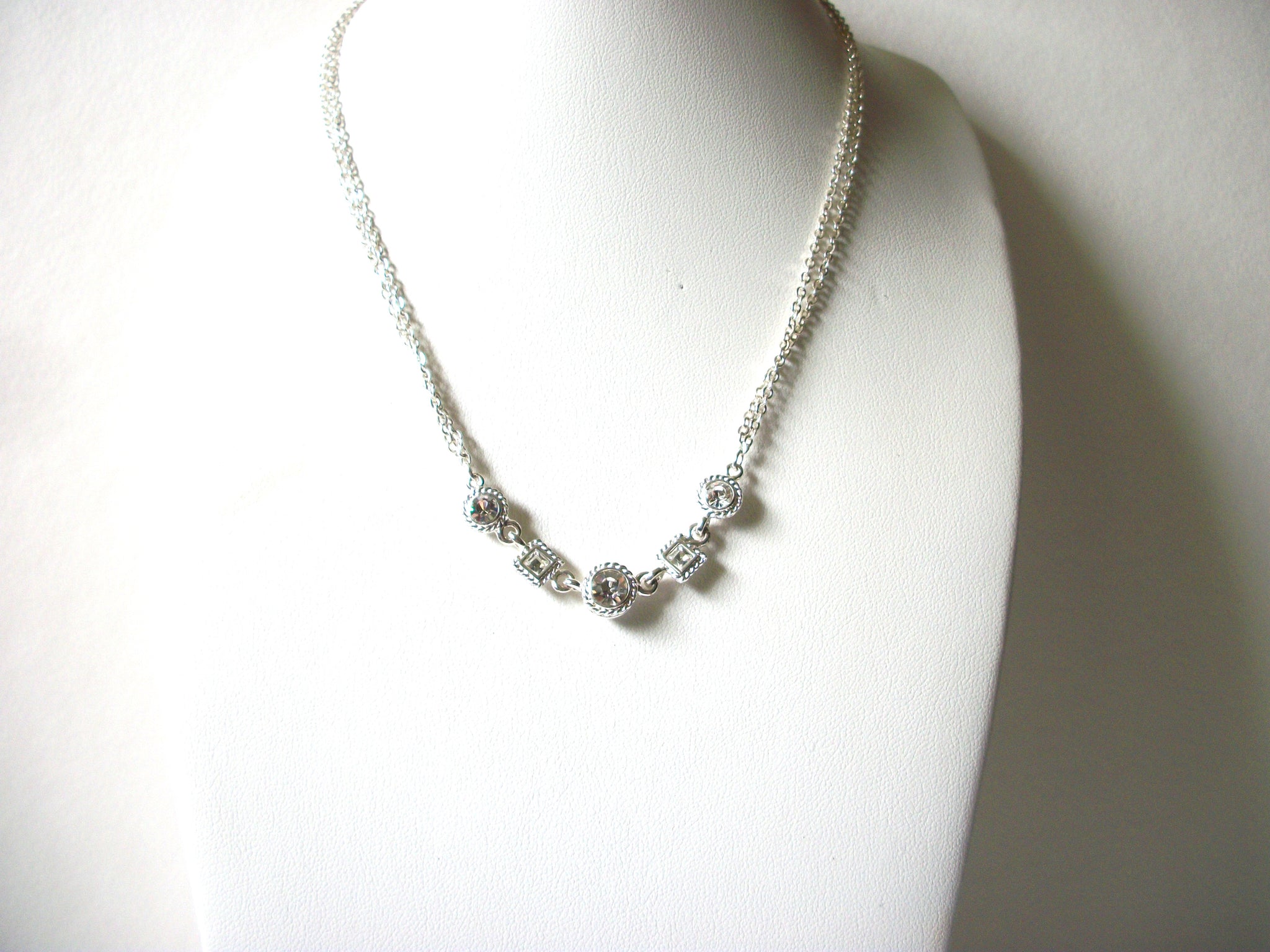 Vintage NAPIER Rhinestone Necklace 80520