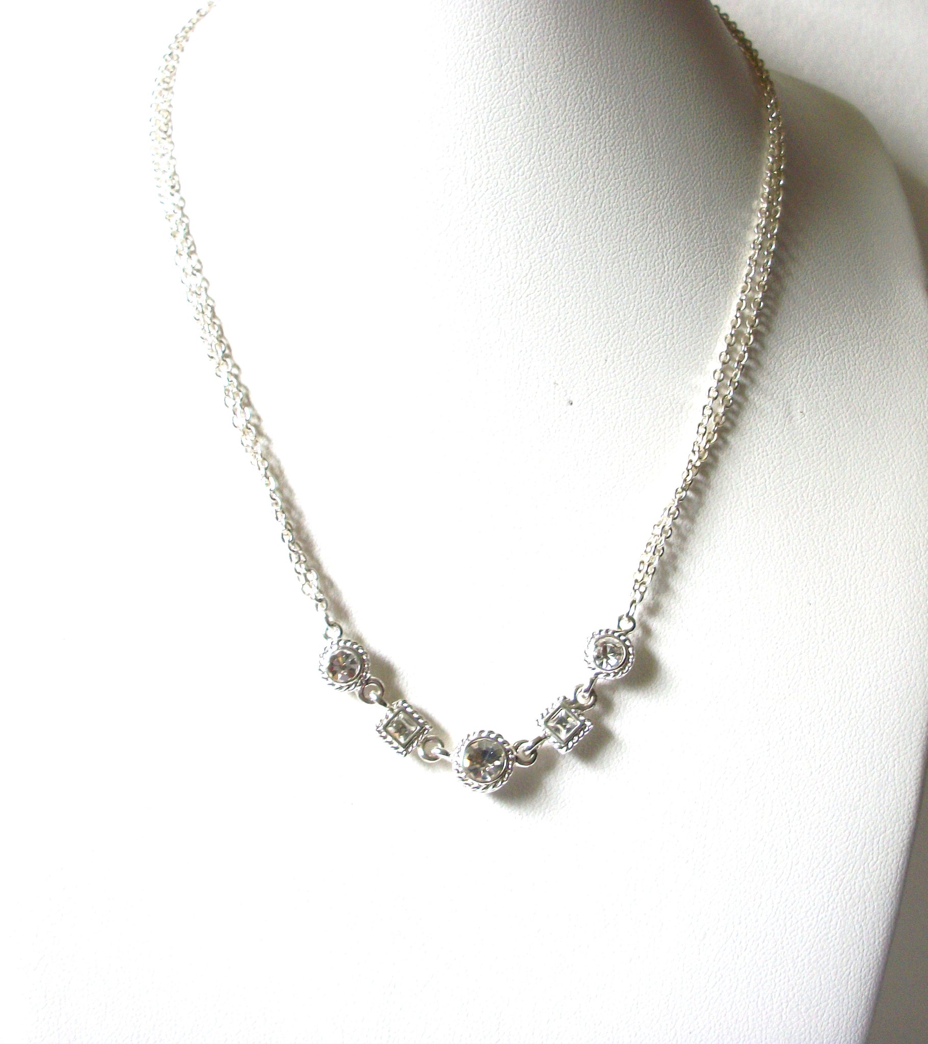 Vintage NAPIER Rhinestone Necklace 80520