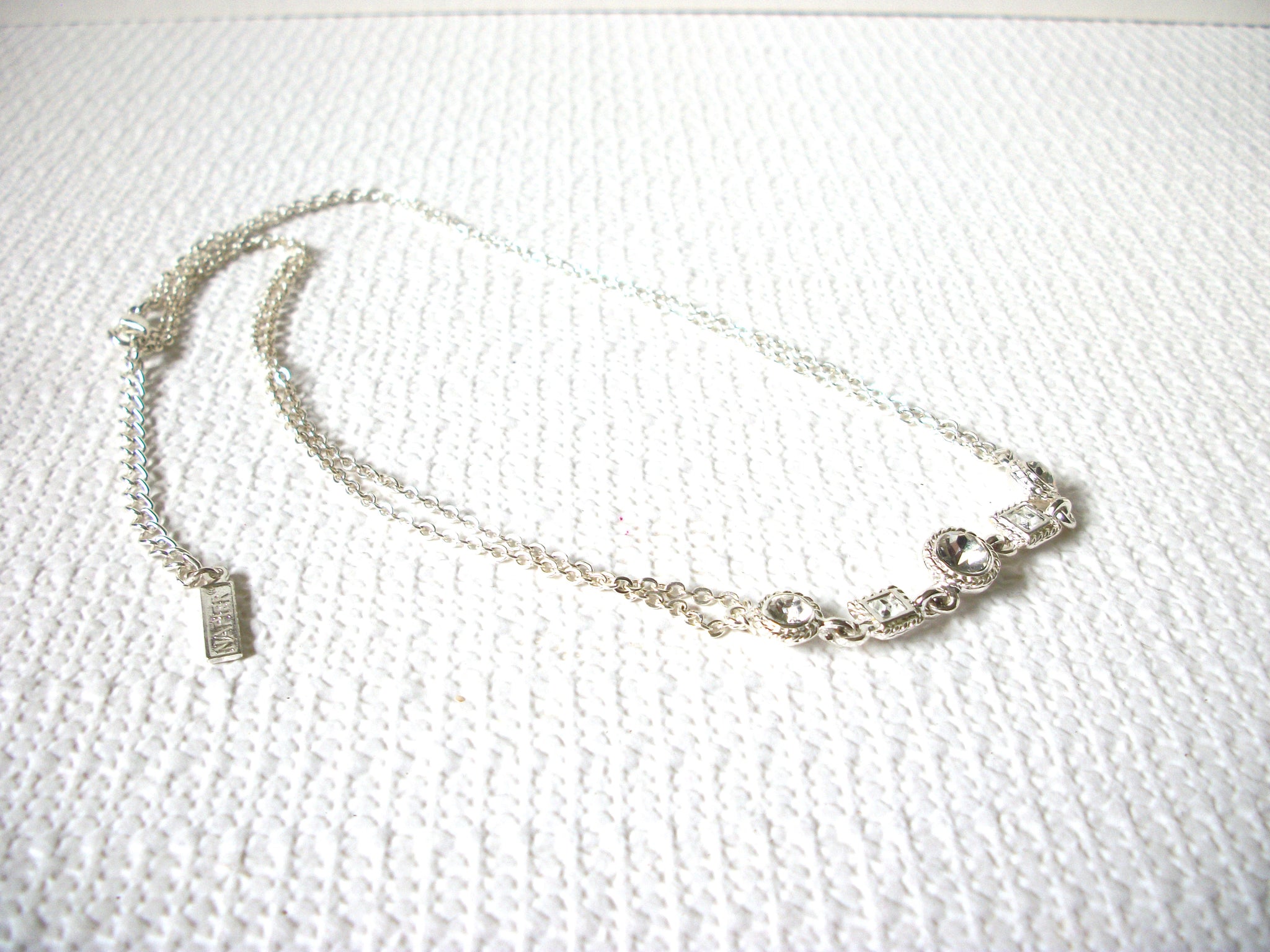 Vintage NAPIER Rhinestone Necklace 80520