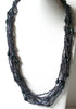 Bohemian Glass Hematite Necklace 80620