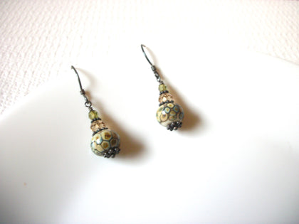 Bohemian Vintage Glass Earrings 80620
