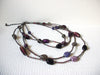 Vintage Tumbled Glass Necklace 80820