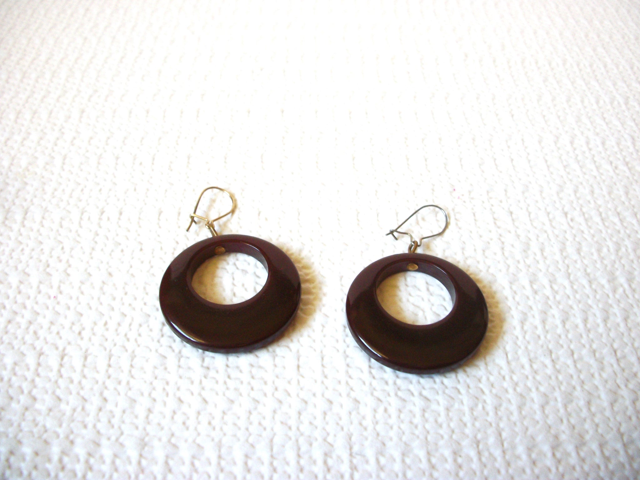 Retro Brown Earrings 81020