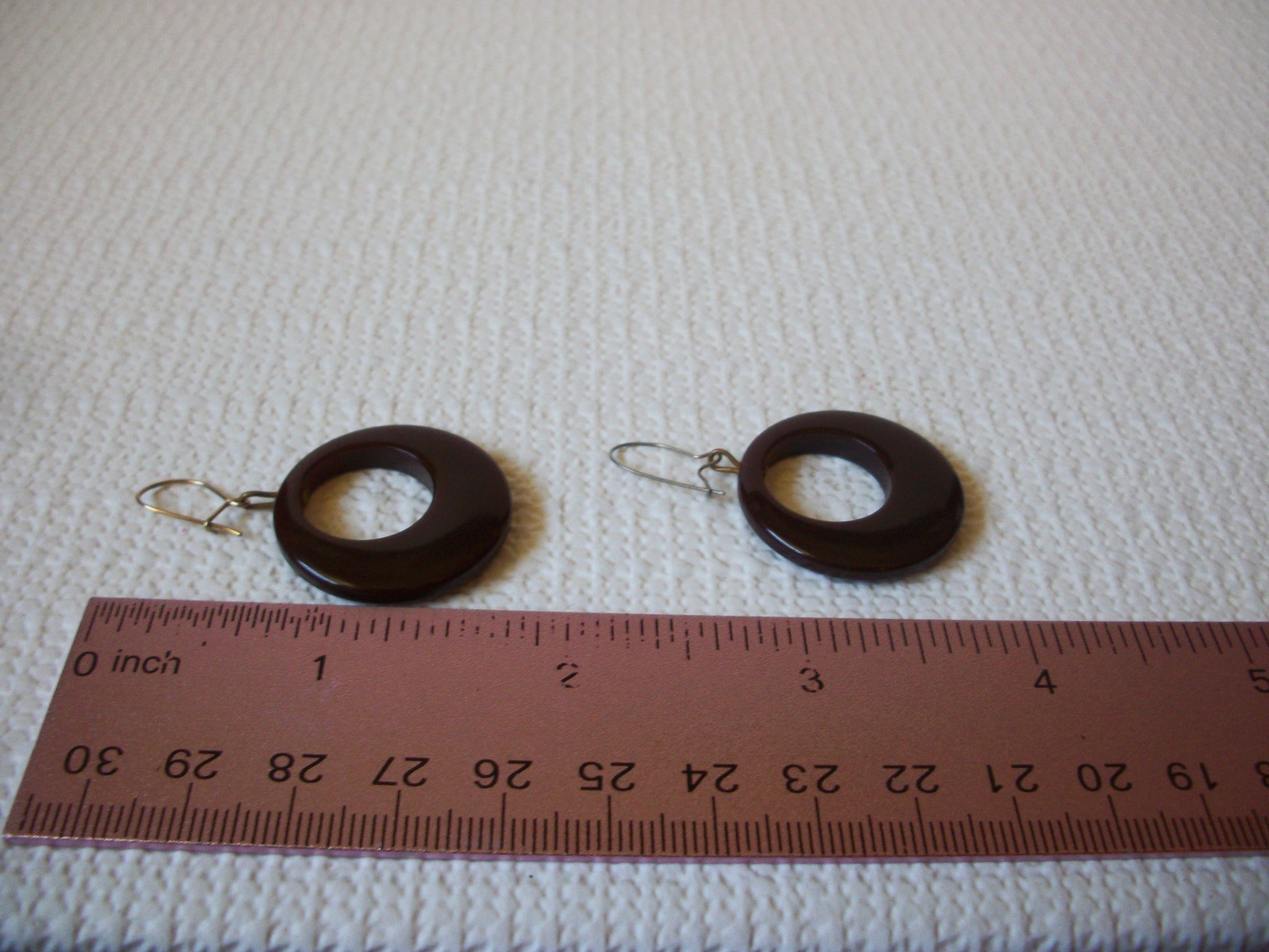 Retro Brown Earrings 81020