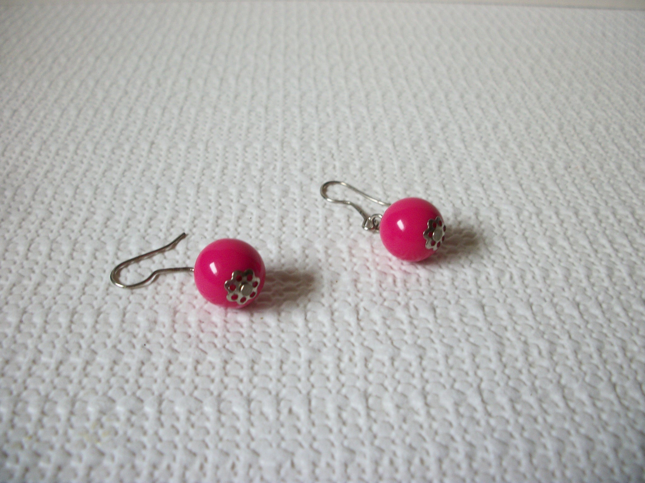 Retro Pink Dangle Earrings 81020