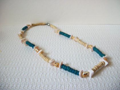 Bohemian Wood Shell Necklace 81120