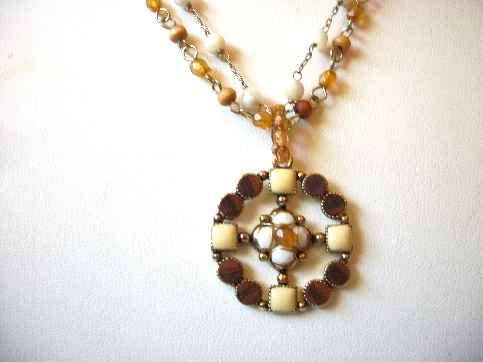 Romantic Vintage Glass Rhinestone Necklace 81320