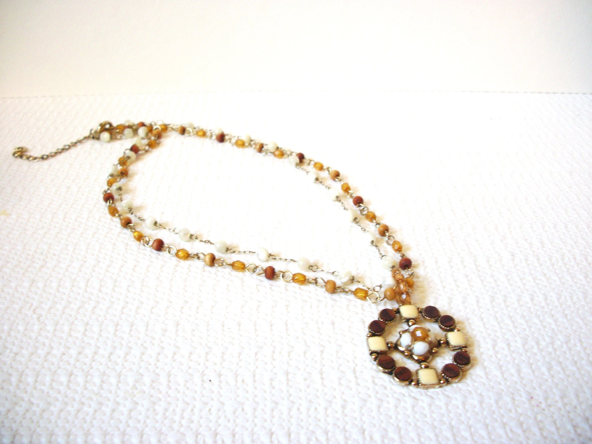 Romantic Vintage Glass Rhinestone Necklace 81320