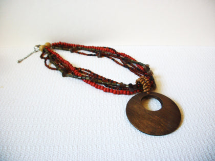 Bohemian Wood Necklace 81320