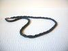 Vintage Dark Silver Glass Necklace 81320