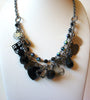 Retro Glass Dangle Necklace 81320