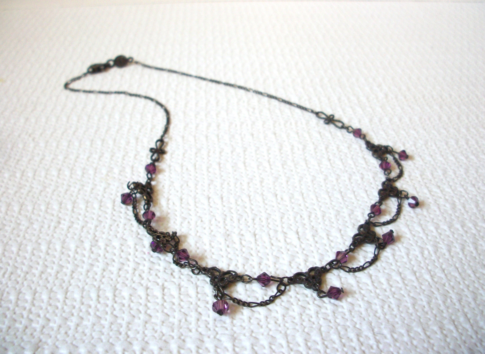 Victorian Purple Choker Necklace 81720
