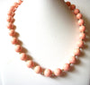 Retro Coral Peach Necklace 81720