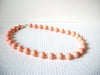 Retro Coral Peach Necklace 81720