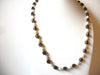 Vintage Glass Pearl Hematite Necklace 81820