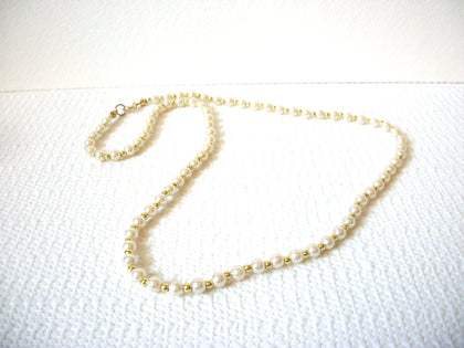 Vintage Faux Pearl Necklace 81820