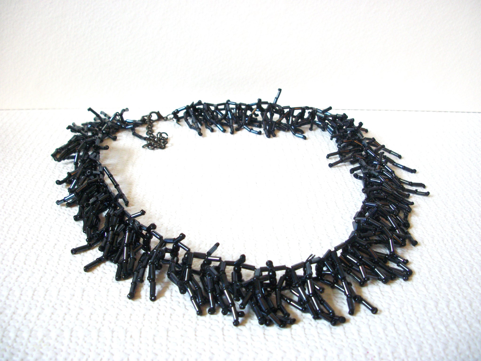 CHICO`s Black Lucite Necklace 81720