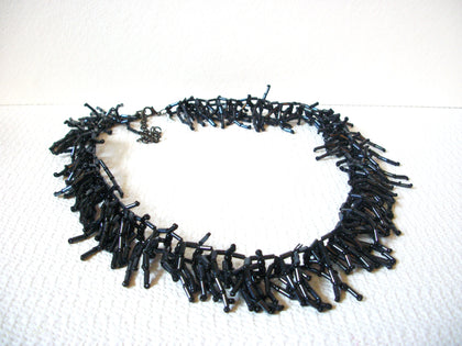 CHICO`s Black Lucite Necklace 81720