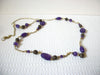 Retro Silver Purple Necklace 81920