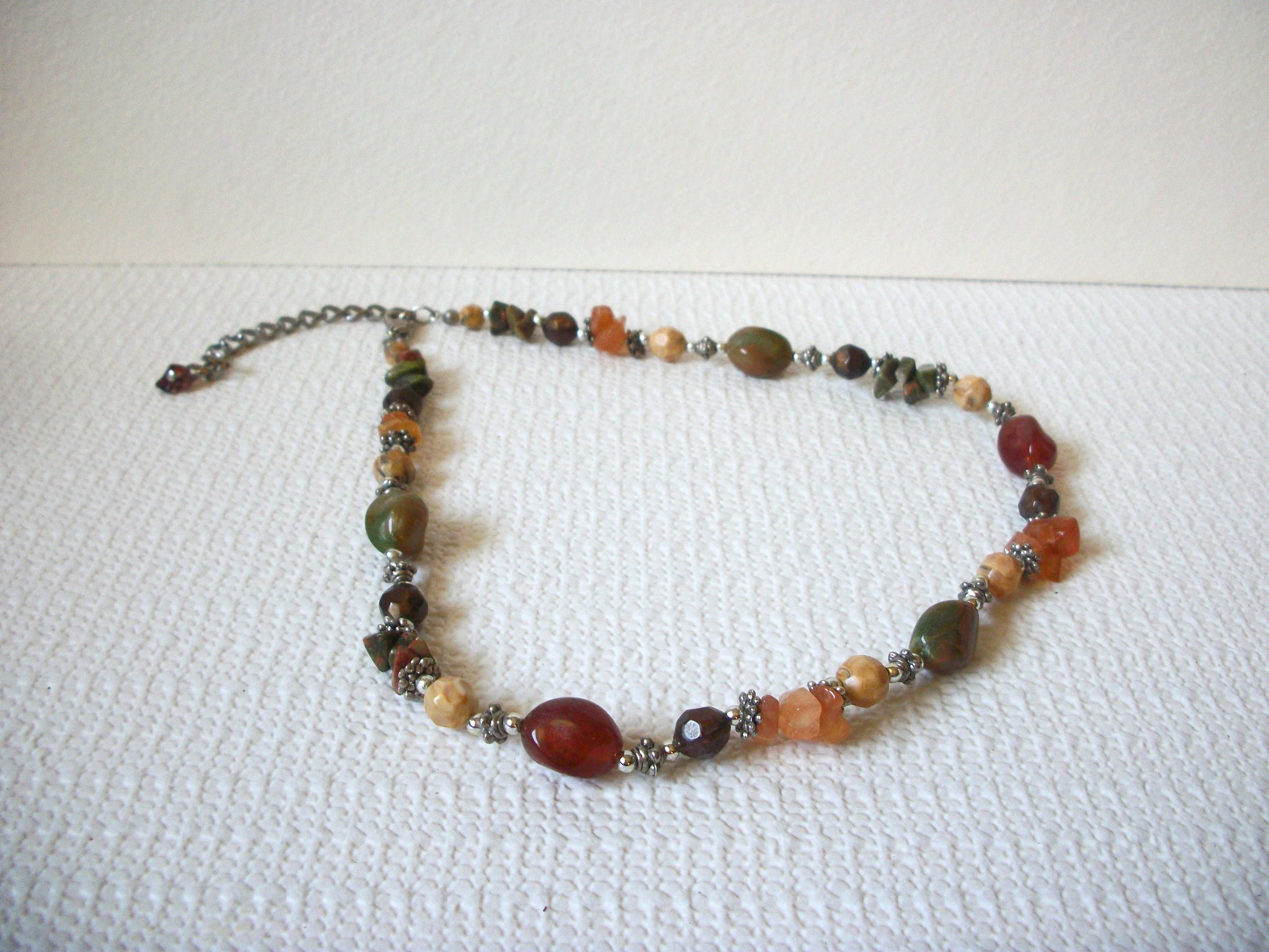 Vintage Semi Precious Stone Necklace 81720