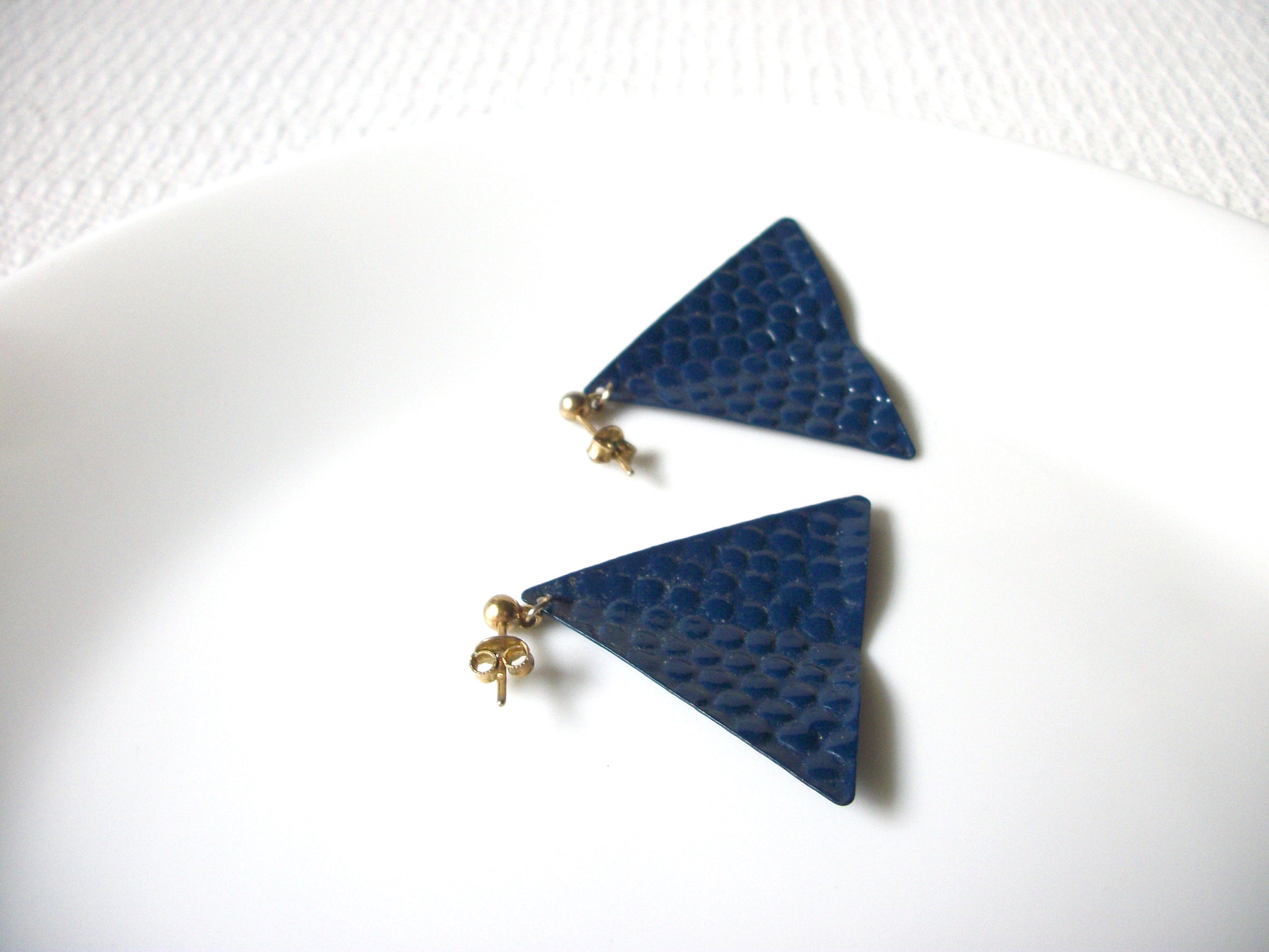 1980s Retro Enameled Earrings 82020