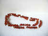 Vintage Long Amber White Necklace 82220