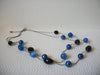 Retro Silver Blue Necklace 82320