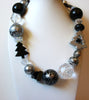 Retro Chunky Christmas Necklace 82420