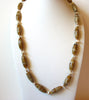 Vintage Glass Shell Necklace 82420