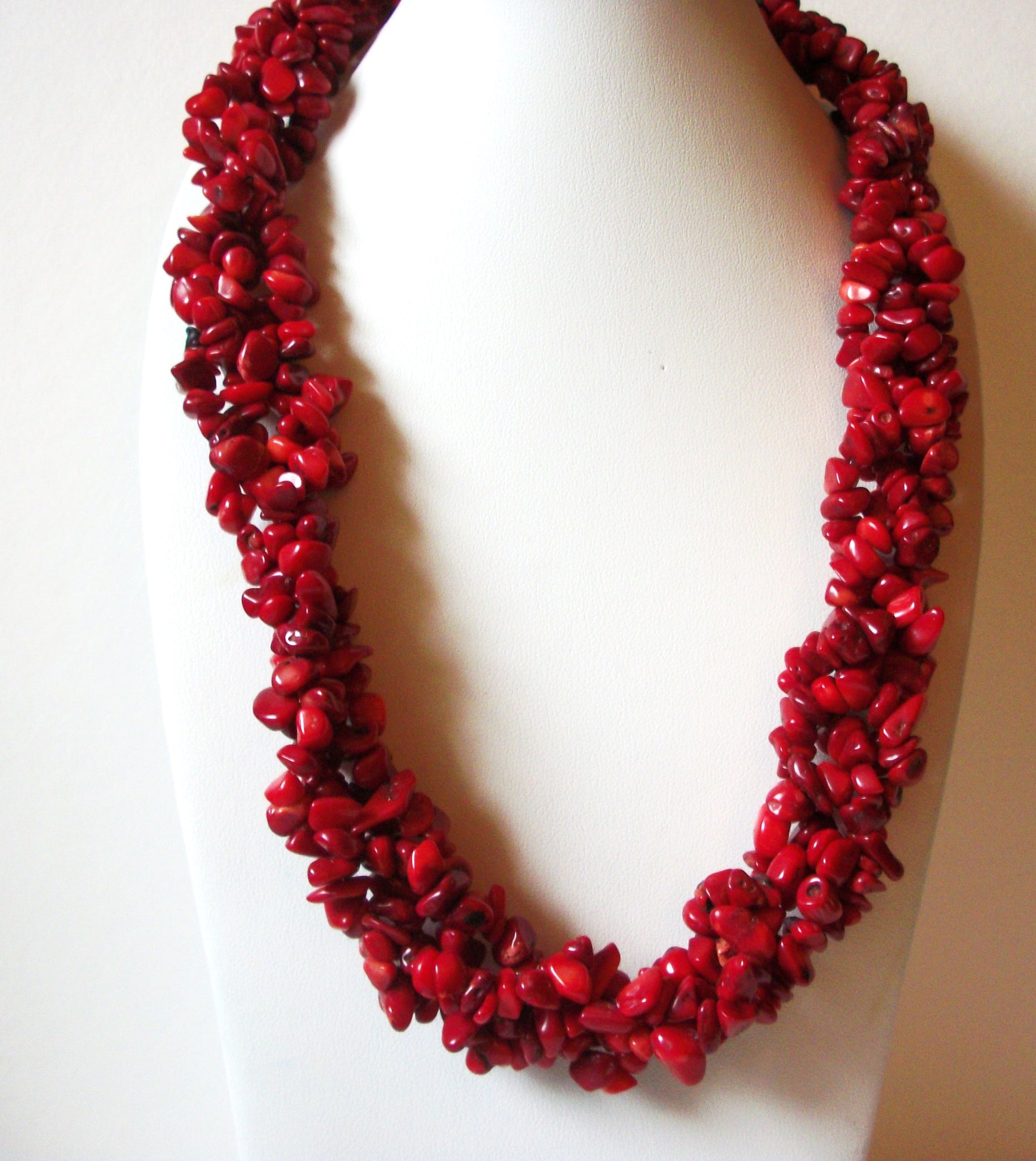 Massive Vintage CHICO`s Stone Chips Southwestern Necklace 82620