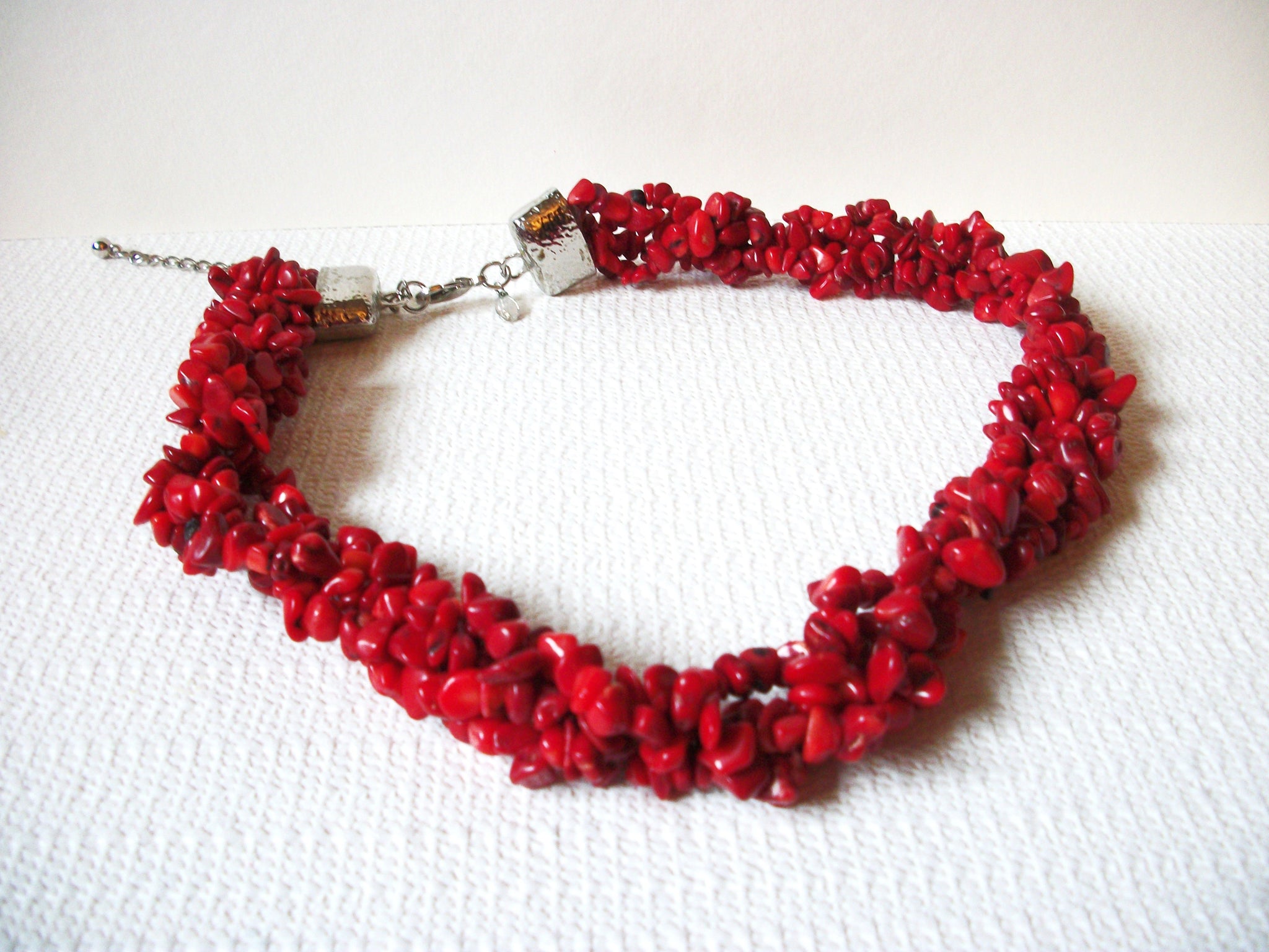 Massive Vintage CHICO`s Stone Chips Southwestern Necklace 82620