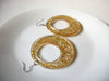 Large Retro Gold Earrings 82620