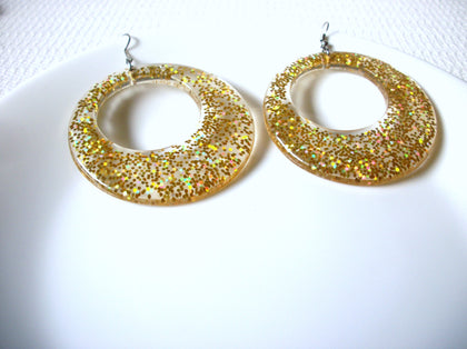 Large Retro Gold Earrings 82620