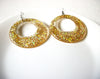 Large Retro Gold Earrings 82620