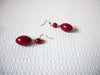 Retro Red Dangle Earrings 82620