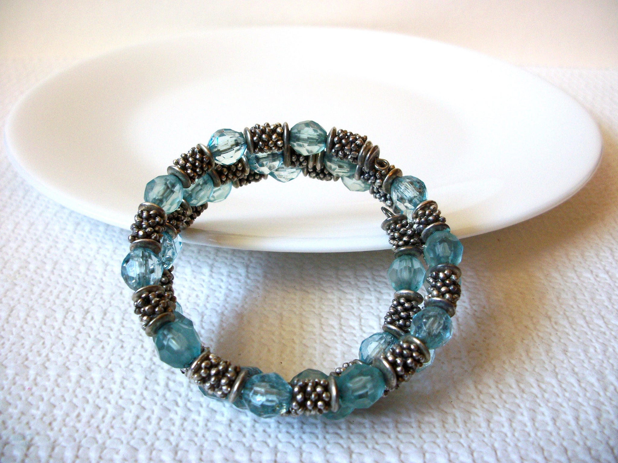 Blue Czech Glass Bracelet 82720