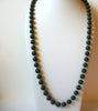 Vintage Dark Green Necklace 82920