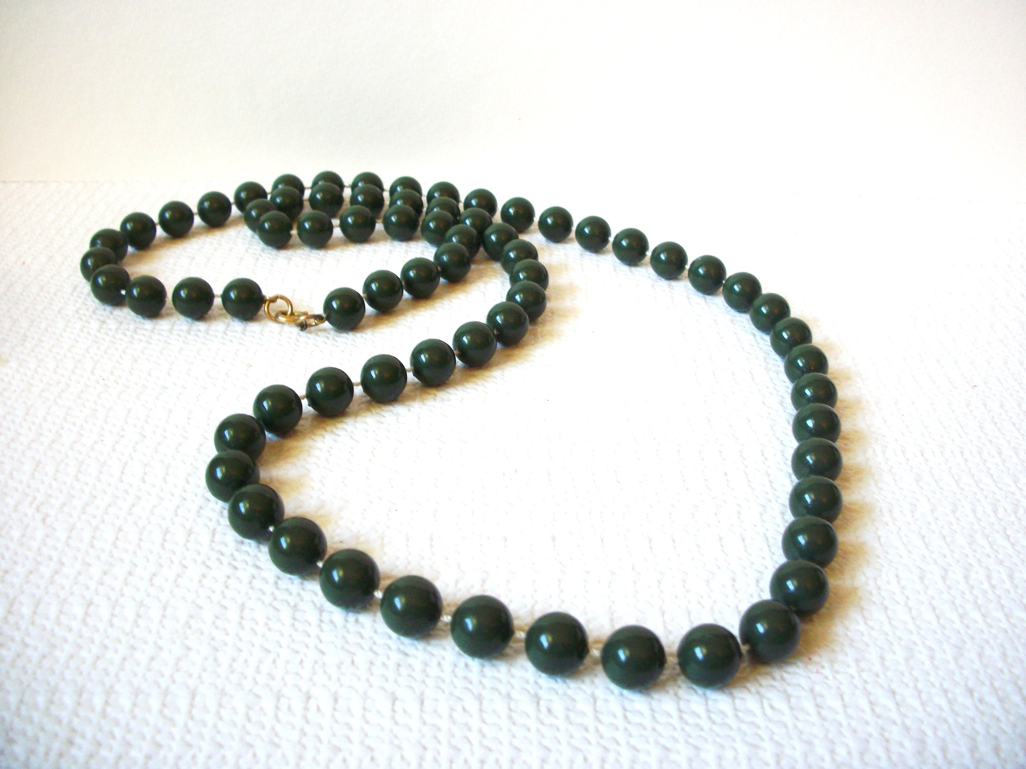 Vintage Dark Green Necklace 82920