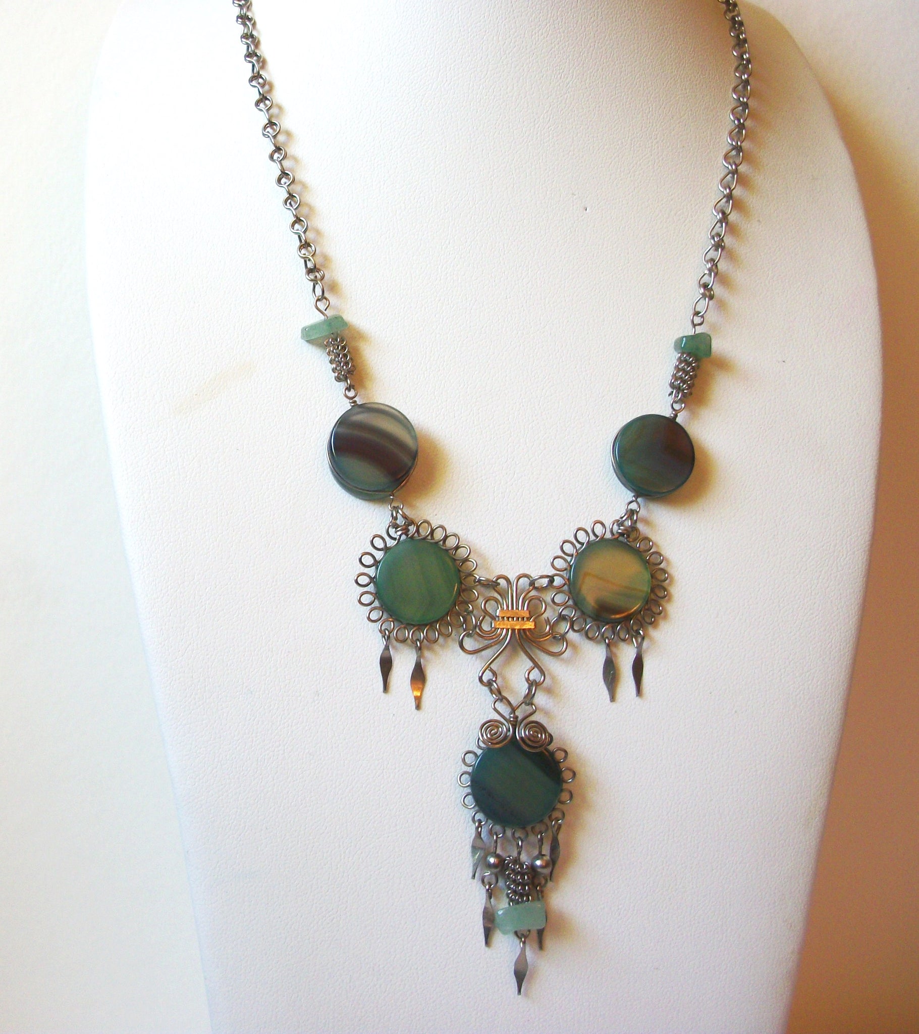 Southwestern Native Aventurine Necklace 82920