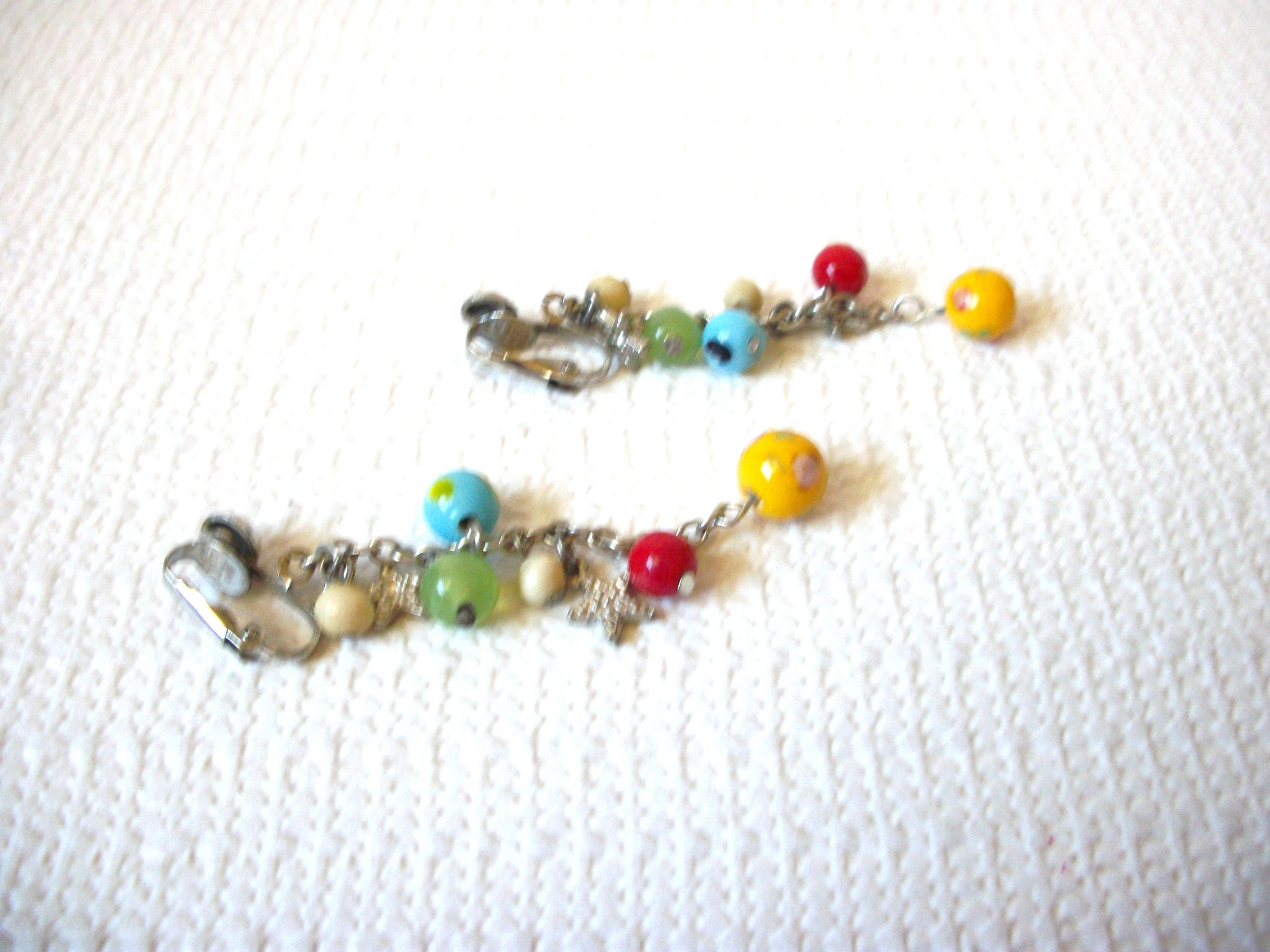 Retro Colorful Dangle Earrings 82920