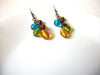 Bohemian Glass Dangle Earrings 82920