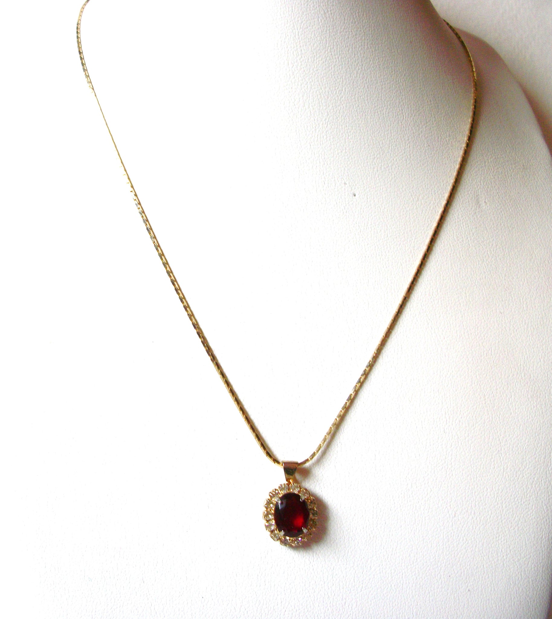 Vintage Ruby Necklace 82920