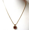 Vintage Ruby Necklace 82920