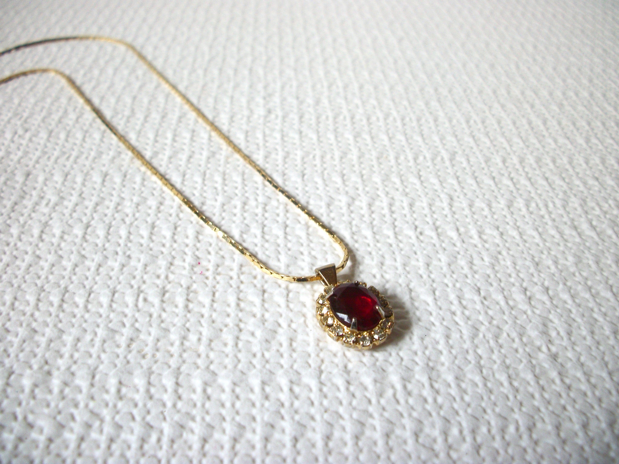 Vintage Ruby Necklace 82920