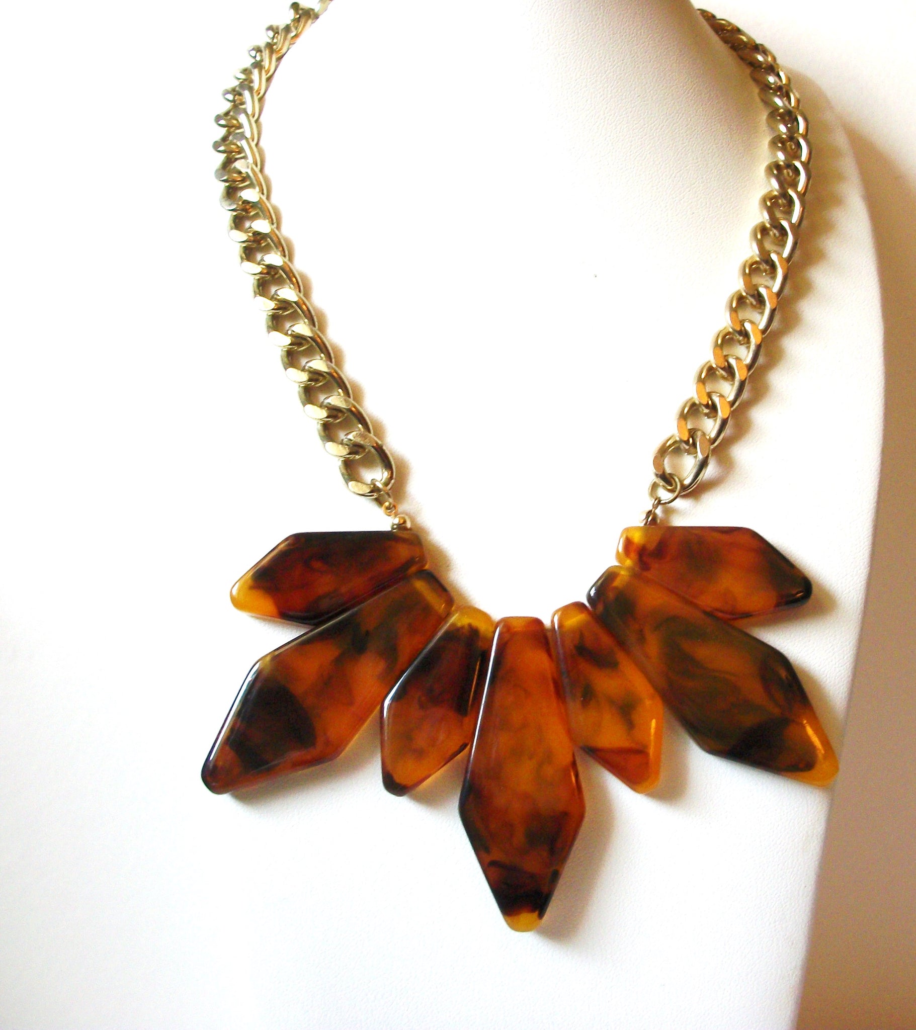 Retro Tortoise Shell Necklace 90320