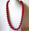 Retro Bright Red Necklace 90320