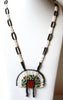 Vintage Native American Glass Necklace 90320